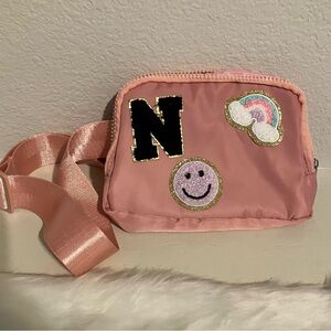 Girls Pink Belt Bag